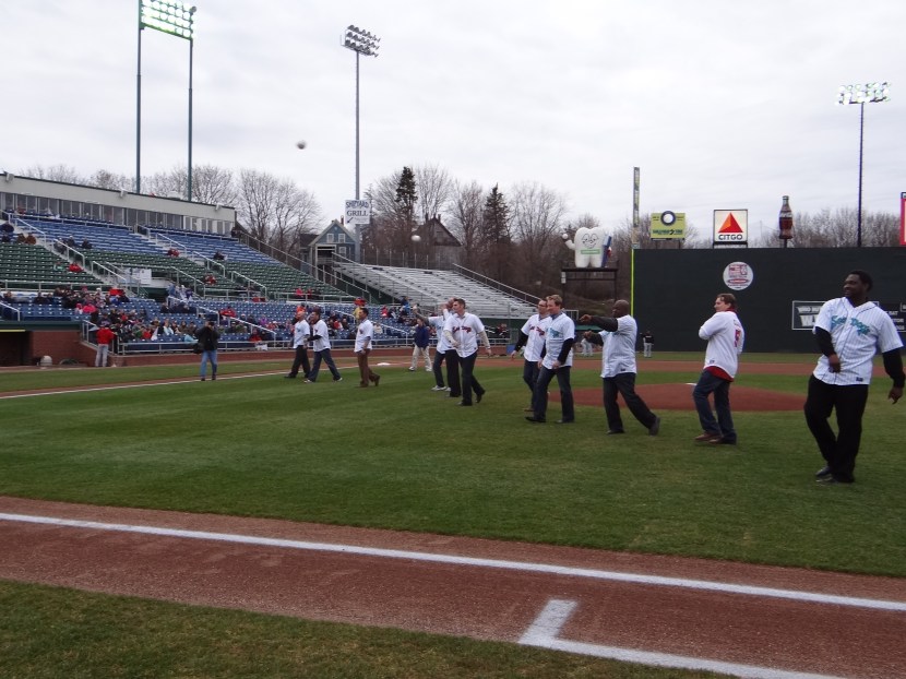Simultaneous First Pitch!
