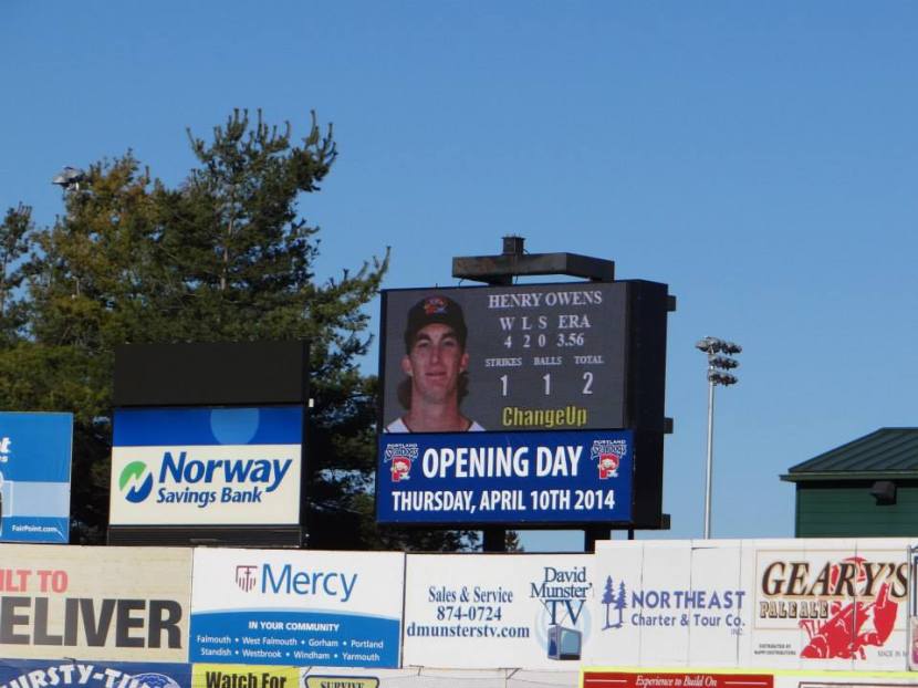 Pitch Count Board.